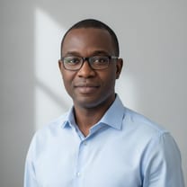 Portrait of David Okonkwo, Supply Chain Manager at Northlight Apparel